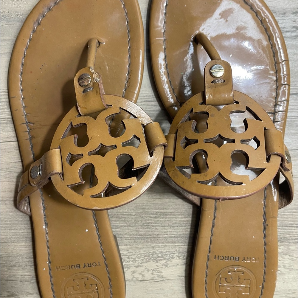 Tory Burch Tan Miller Sandals